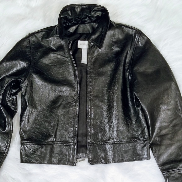 Liz Claiborne Jackets & Blazers - LIZ CLAIBORNE Lizsport Leather Jacket